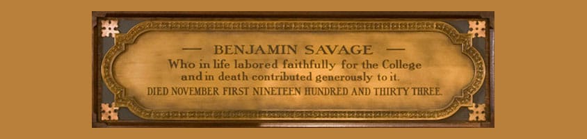 Benjamin Savage Society