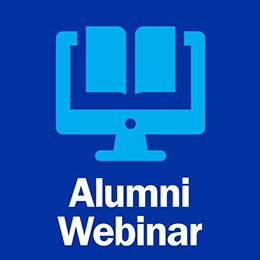 Alumni Webinar Series Graphic