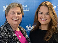 Patricia Frele '73/MBA '79 with her Scholarship Recipient