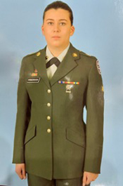 Tanya Kitaigorovski '18 in Uniform