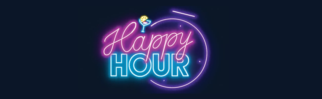 Law Alumni Happy Hour Neon Sign