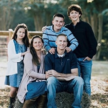 Colonel Joe Schrantz and Family