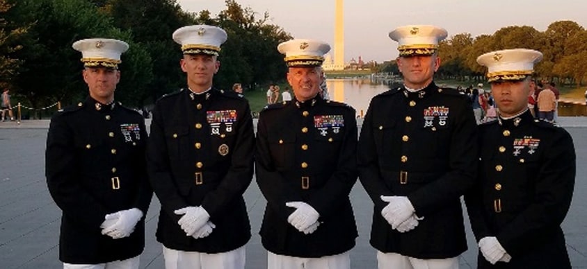 Colonel Joe Schrantz '99 with Fellow Military Colonel Joe Schrantz '99 with Fellow Military