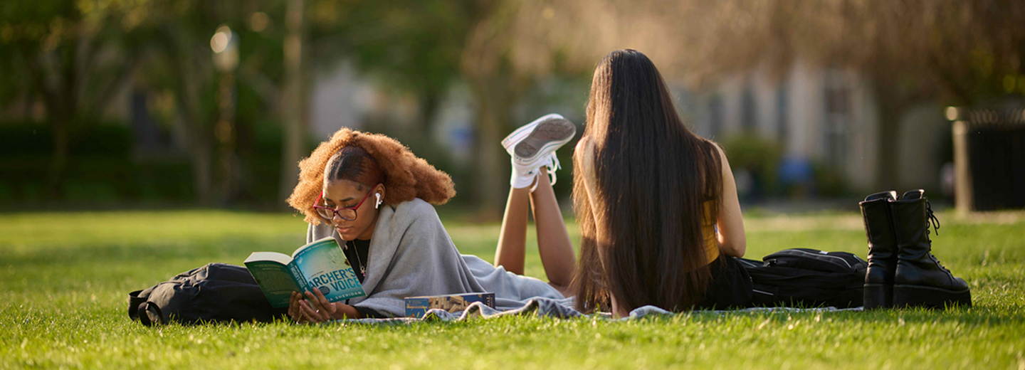 students on the green