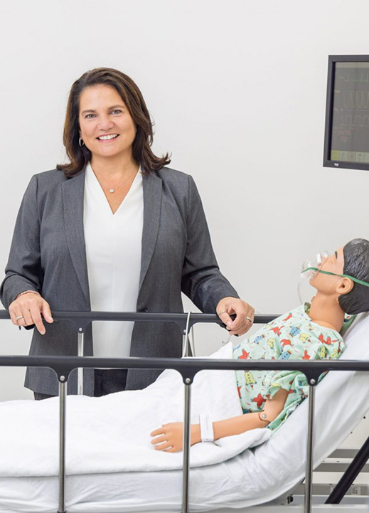 Jennifer McCarthy in the SIM Center