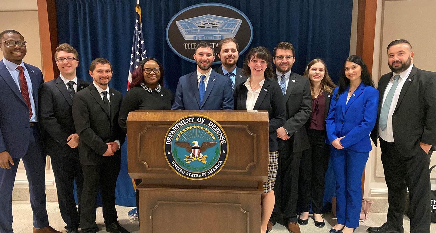 NSF Students at the Pentagon