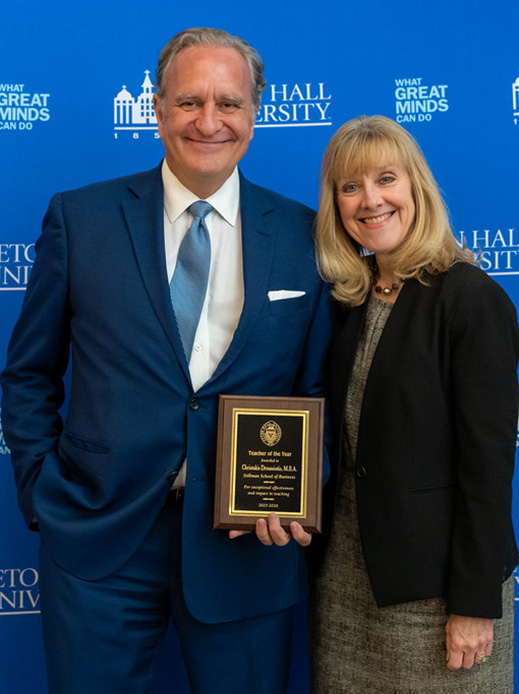 Stillman Dean with Stillman Teacher of the Year
