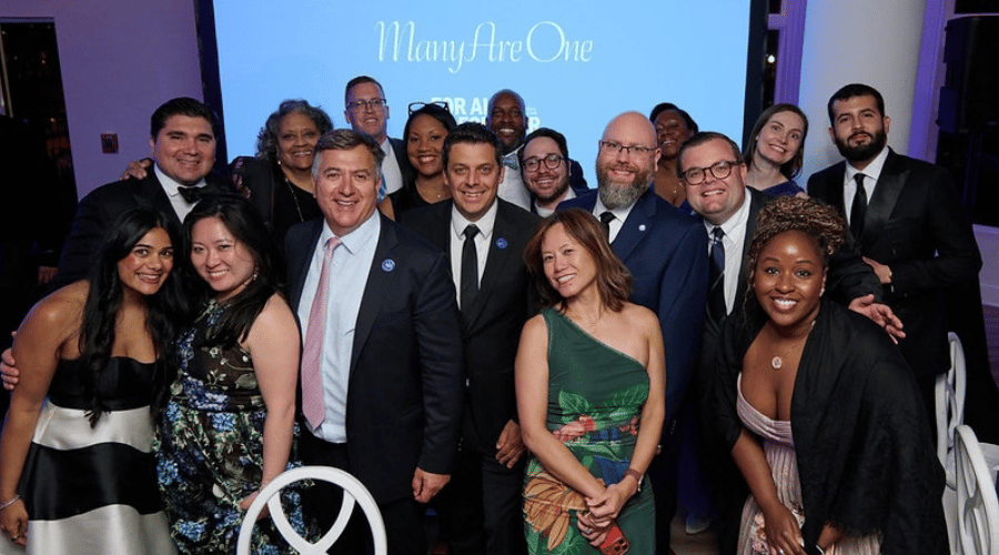 Alumni board at Many Are One Gala
